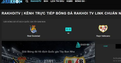 RakhoiTV | Xem bóng đá trực tiếp full HD hot nhất 2024