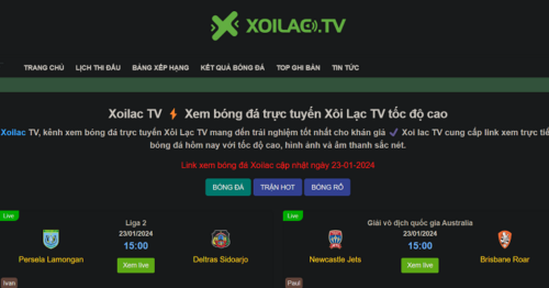 XoilacTV – Trang trực tiếp bóng đá chất lượng hiện nay