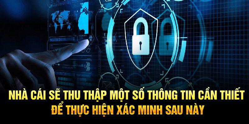 Nhà cái sẽ thu thập một số thông tin cần thiết để thực hiện xác minh sau này